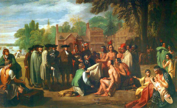 Benjamin West, <em>Penn’s Treaty with the Indians</em>