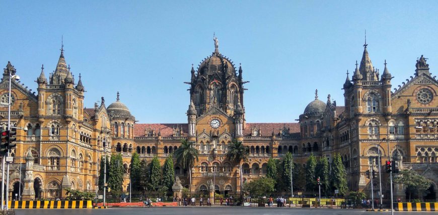 Chhatrapati Shivaji Maharaj Terminus, begun 1878, Mumbai (photo: Ajit A. Kenjale, CC BY-SA 4.0)