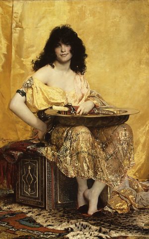 Henri Regnault, Salome, 1870, oil on canvas, 63 x 40 1/2 in. Metropolitan Museum of Art. Image: Public Domain 