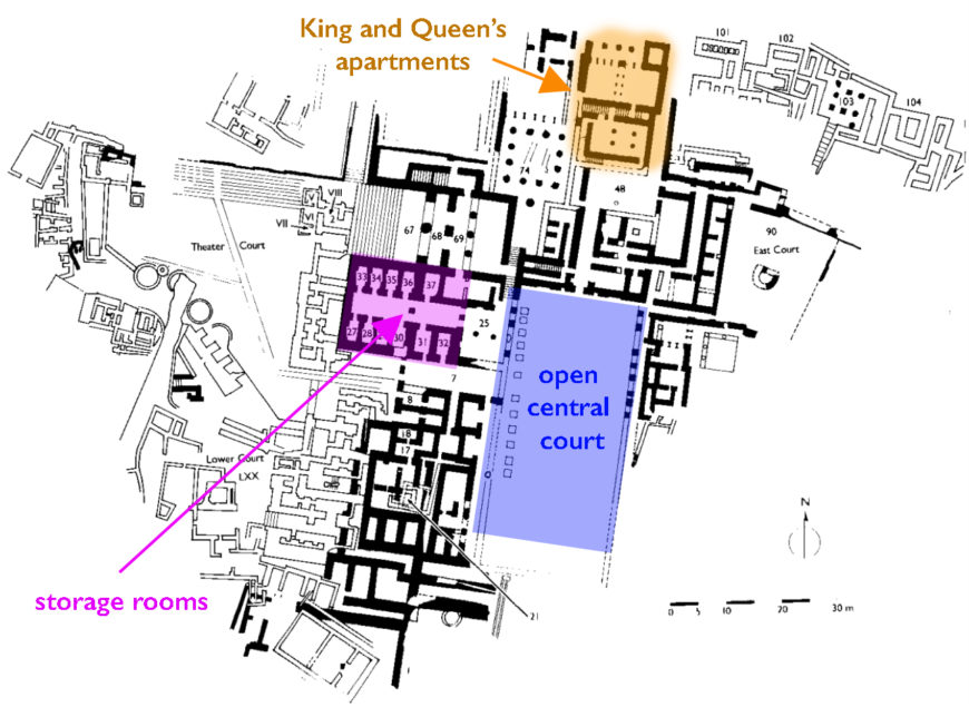 plan of phaistos