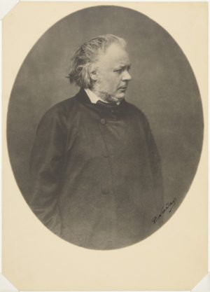 Nadar, Portrait of Honoré Daumier, c. 1856-58, gelatin silver print (Princeton University Art Museum)