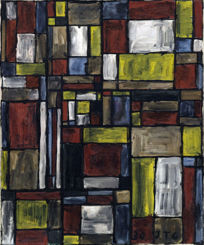 Joaquín Torres-García, Color Structure, 1930. Oil on canvas, 24 x 20 in. Collection of the Museum of Modern Art, New York.