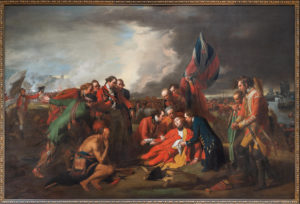 Benjamin West, The Death of General Wolfe, 1770, oil on canvas, 152.6 x 214.5 cm (National Gallery of Canada; photo: Steven Zucker, CC BY-NC-SA 2.0)