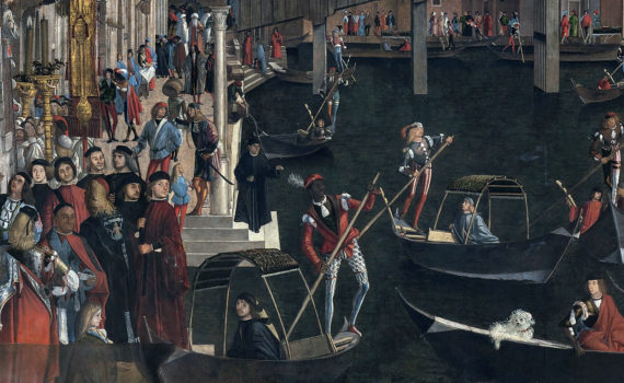 Vittore Carpaccio, <em>Miracle of the Relic of the Cross at the Rialto Bridge</em>