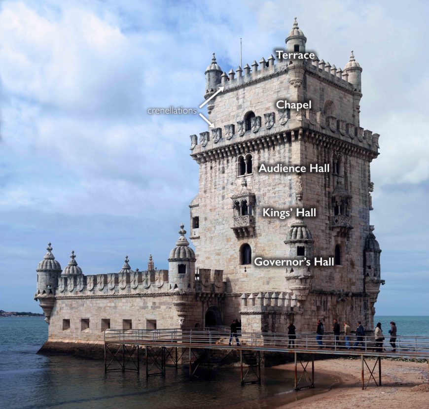 The Tower of Belém, Lisbon, Portugal. View from Northeast (photo: Alvesgaspar, CC BY-SA 3.0)