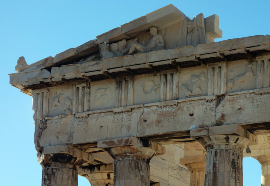 Iktinos and Kallikrates, Parthenon, Acropolis, Athens, 447 – 432 B.C.E.