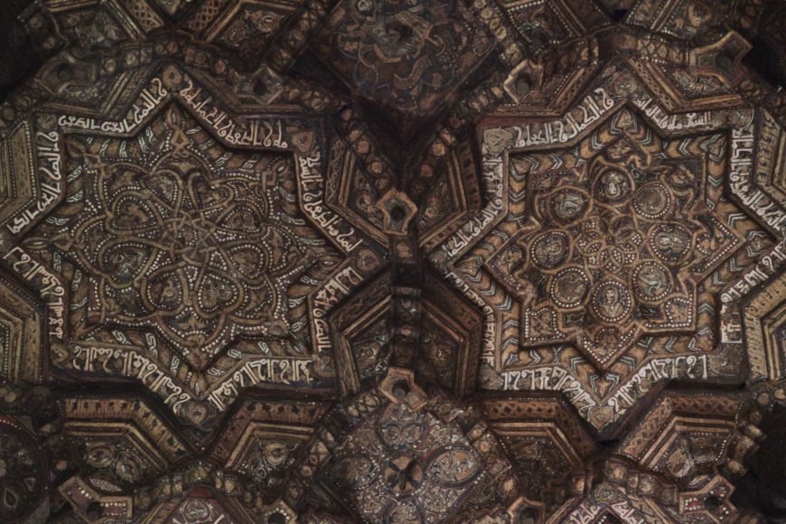 Detail of muqarnas ceiling, Cappella Palatina, c. 1130-43, Palermo (photo: Ariel Fein, CC BY-NC-SA 2.0)