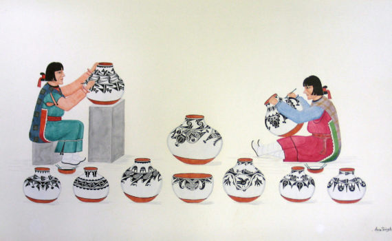 Awa Tsireh’s <em>Pottery Makers</em>