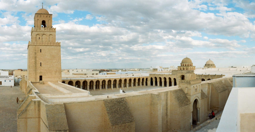 Great Mosque of Kairouan (also spelled Qayrawan), Tunisia, c. 836–75 (photo: nivea-cream, CC BY 2.0)