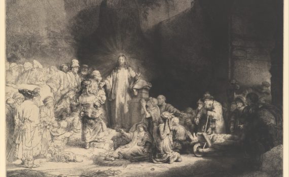 Rembrandt, <em>Christ Preaching (Hundred Guilder Print)</em>