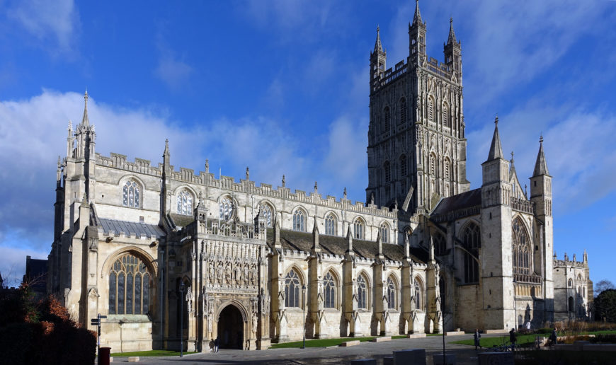 Gloucester Cathedral, begun 1089 (photo: Steven Zucker, CC BY-NC-SA 2.0)