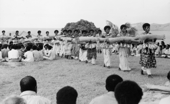 Presentation of Fijian Mats and Tapa Cloths to Queen Elizabeth II