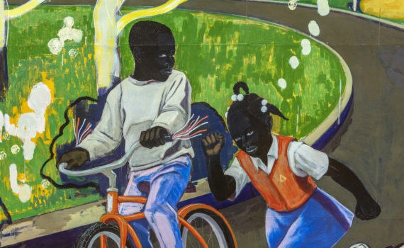 1995<br>Kerry James Marshall, <em>Our Town</em>