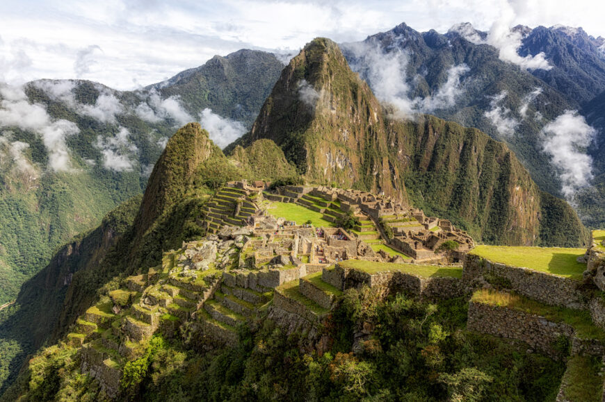 Terraces visible at left, Machu Picchu, Peru, c. 1450–1540 (photo: Matthew Paulson, CC BY-NC-ND 2.0)