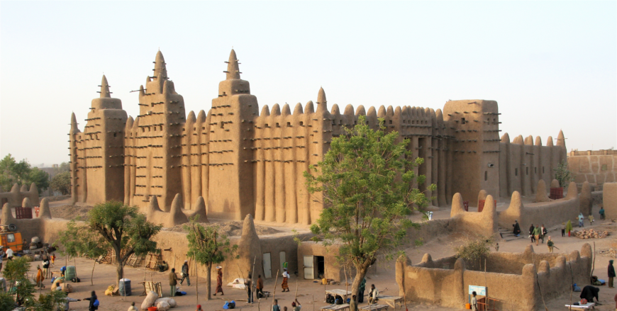 Great Mosque of Djenné, Mali, 1907 (photo: Martha de Jong-Lantink, CC BY-NC-ND 2.0)