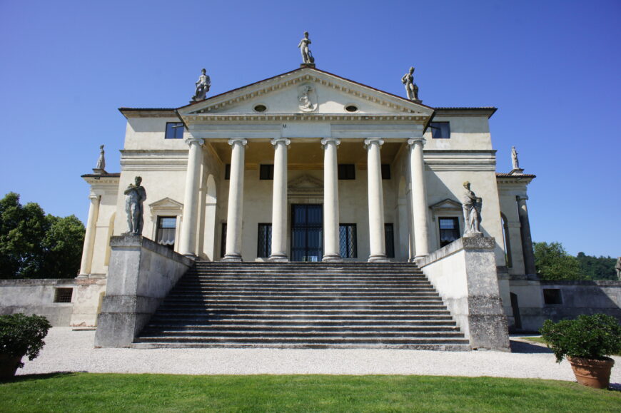 Andrea Palladio with modifications by Vincenzo Scamozzi, Villa Rotonda (formerly Villa Capra), 1566–90s, near Vicenza, Italy (photo: barnyz, CC BY-NC-ND 2.0)