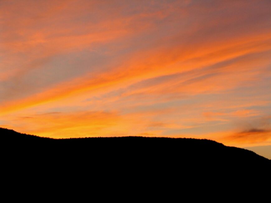 Sunset at Tsélaní, 2008 (photo: DY Begay) © DY Begay