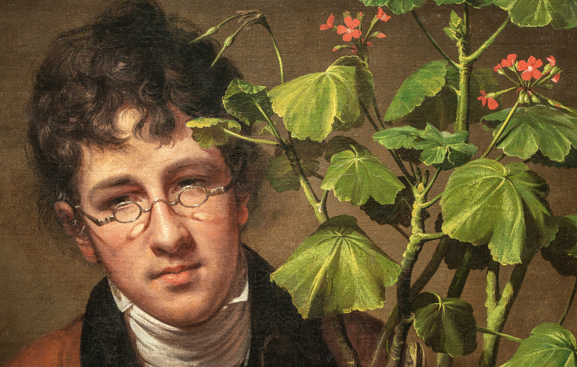 Rembrandt Peale, <em>Rubens Peale with a Geranium</em>