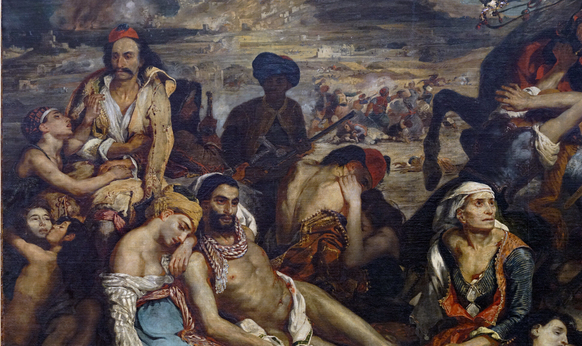 Eugène Delacroix, <em>Scene of the Massacre at Chios</em>