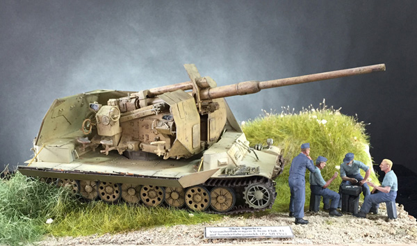 Bill’s excellent Bronco Versuchsflakwagen 8.8cm Flak 41 in 1.35 scale