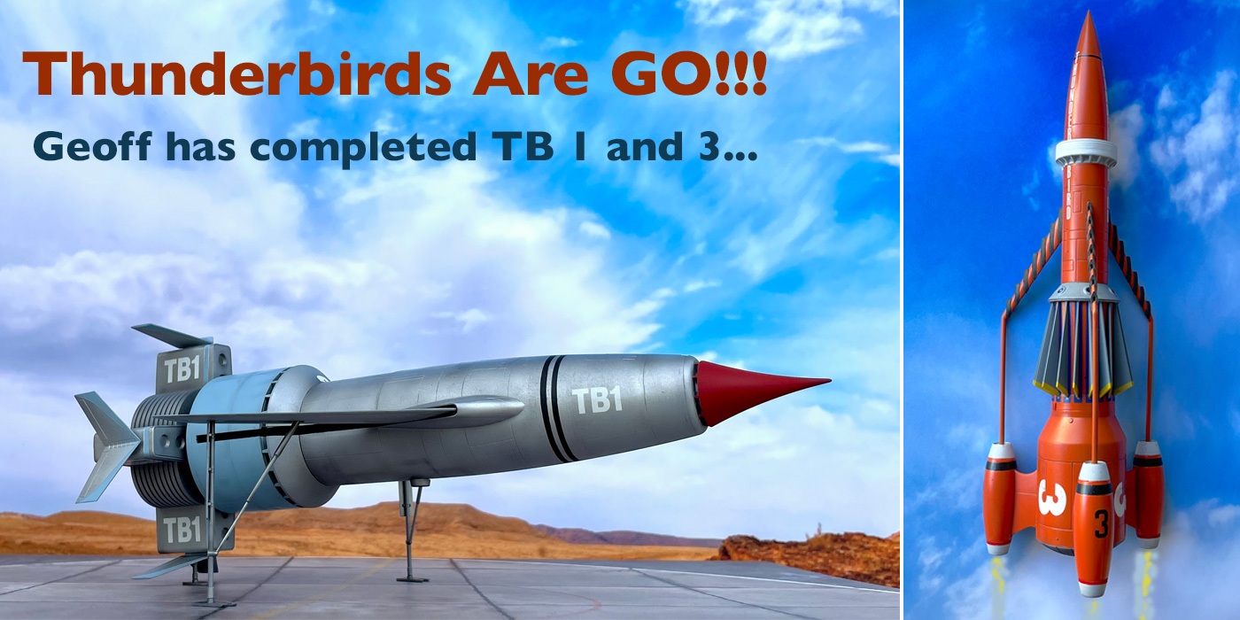 Thunderbirds scale models