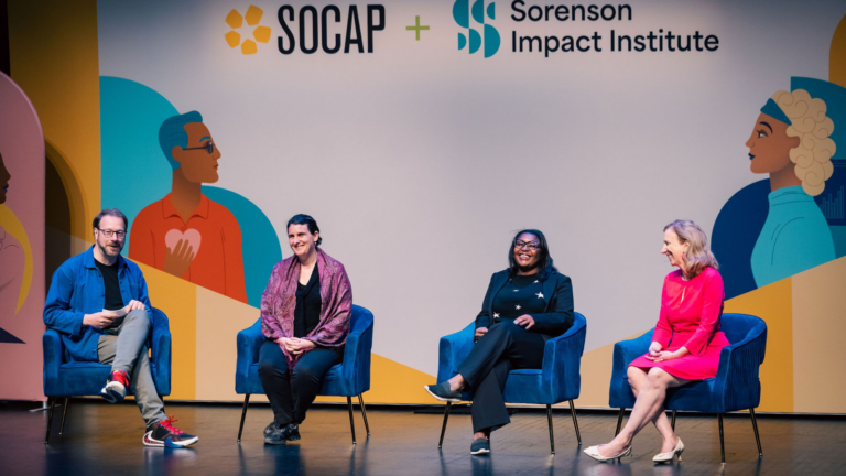 photo of panel during closing plenary of SOCAP24