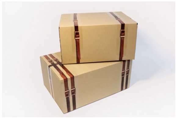 Pack Your Boxes With Style: X Tape Gussies Up Plain Cardboard