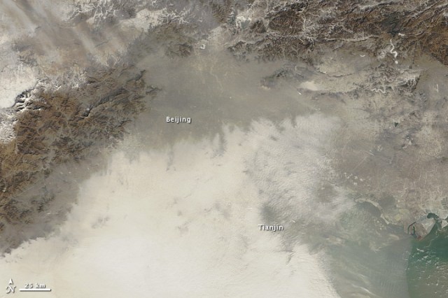 Chinese Air Pollution Expected to Cross Over to Western Japan