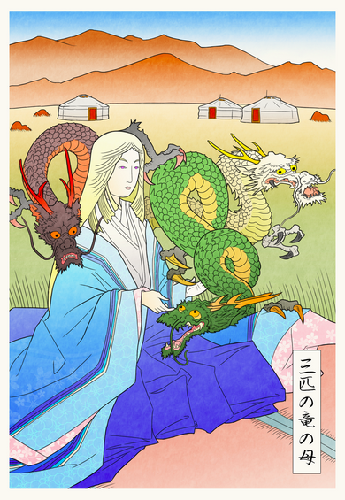 Talented artist imagines what Game of Thrones would look like in feudal Japan