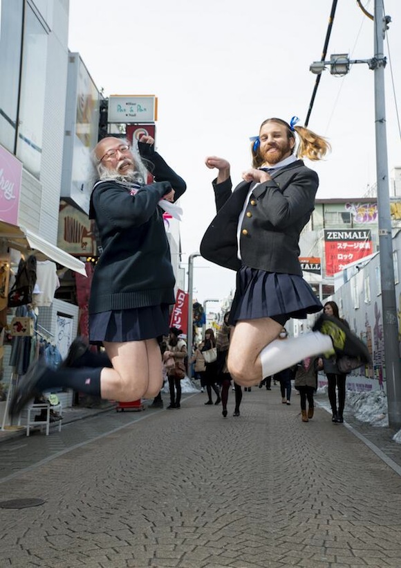 When Ladybeard meets “Sailor Suit Old Man”, it’s an explosion of manly cuteness【Photos】