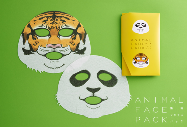 Panda and tiger face packs protect endangered species while they beautify your skin