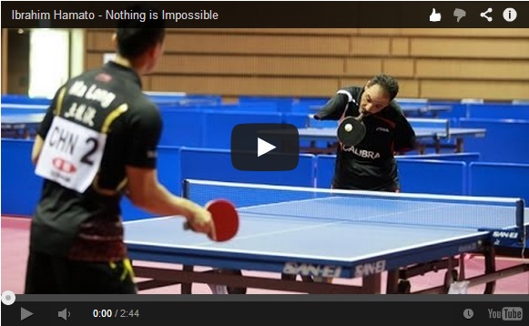 This table tennis player shows that “nothing is impossible” 【Video】