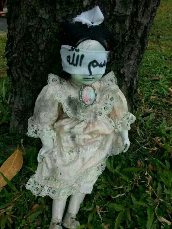 Is there any explanation for this creepy doll someone found in Singapore?