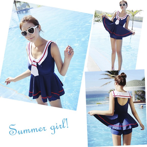 Out with the bikinis! Could these sailor swimsuits be what we’ve been waiting for?