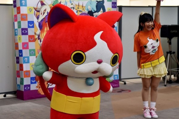 Jibanyan, Japan chooses you! Pikachu trampled beneath paws of Youkai Watch mascot