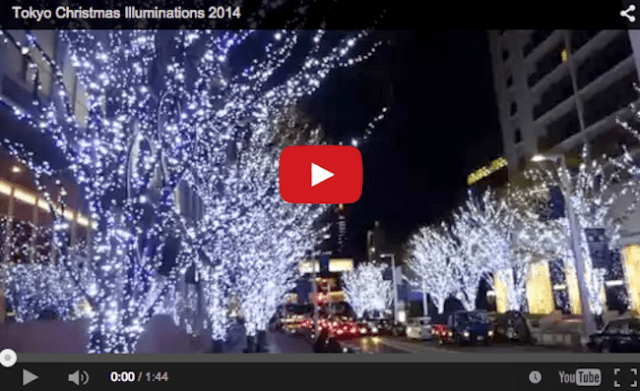 Wish you could check out Tokyo’s Christmas illuminations? Well now you can! 【Video】