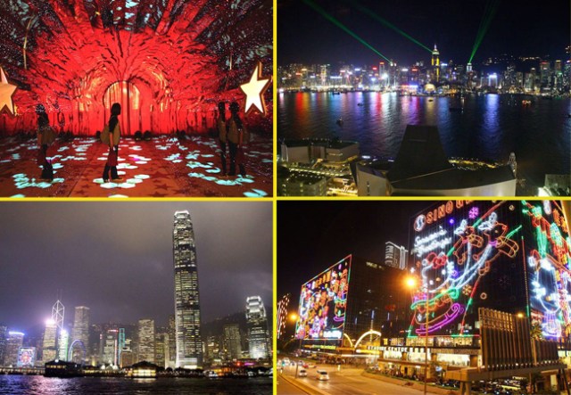 We visit Hong Kong’s luminous landscape during the holiday season for an added holiday twinkle