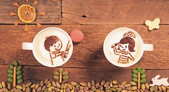 Latte art comes to life in this amazing stop-motion video