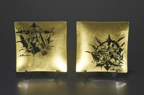 Turn over a new gold leaf with these stylish Gundam dishes from the Gundam Cafe