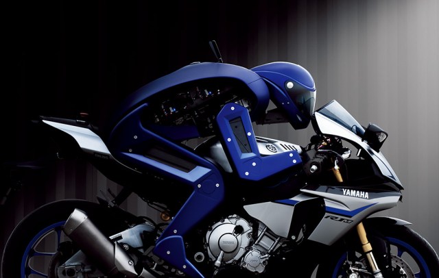 Yamaha shows off Motobot, the motorcycle-driving robot created to surpass us, at Tokyo Motor Show