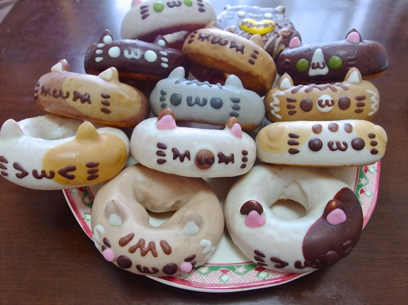 Celebrate Cat Day in Japan with these delicious cat doughnuts from Ikumi Mama Animal Doughnuts