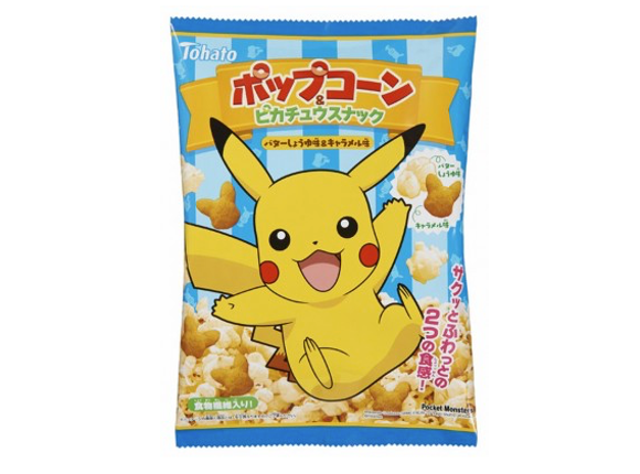 Pikachu-shaped popcorn snack coming to Japan this March