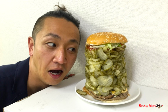 This is what happens when you order US$80 of extra pickles on a Burger King Whopper