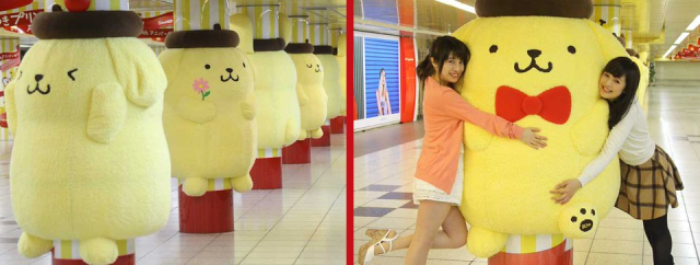 Awesome huggable Sanrio ad in Tokyo makes us wish all marketing was stuffed animal-based【Pics】