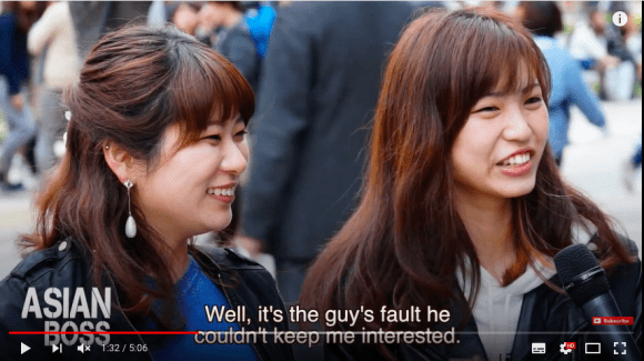 Here’s what Japanese men and women think about cheating【Video】