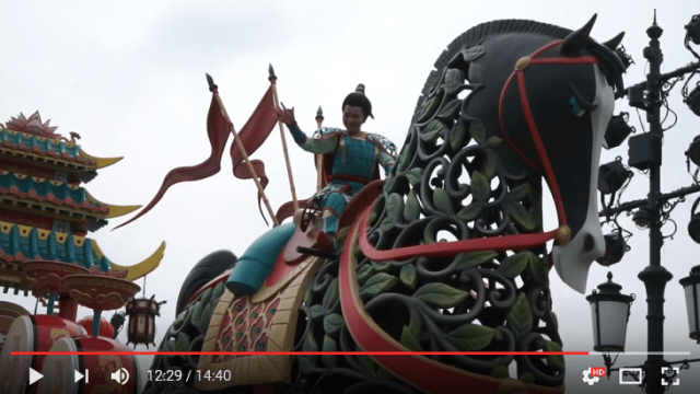 Japanese TV program chuckles at Shanghai Disneyland’s “non-Disney” characters, like…Mulan?