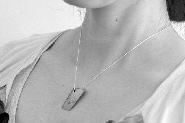 Wear a genuine piece of Japanese sword around your neck with beautiful new jewellery range