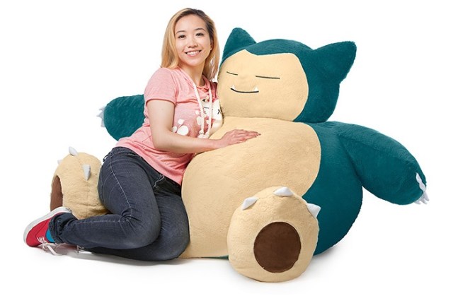 Catch Pokémon while sitting on one with the new Snorlax Bean Bag Chair