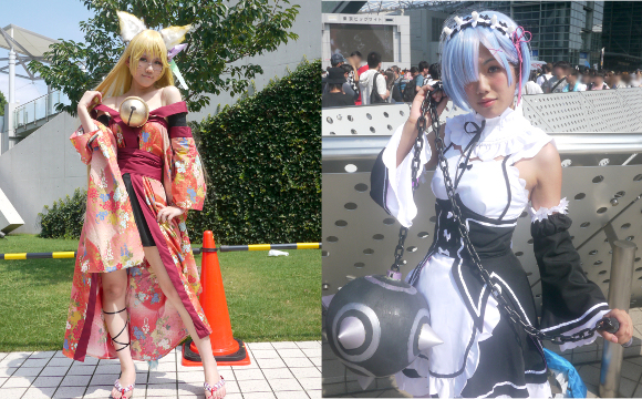 Comiket 90: Japanese cosplayers bring the heat to opening day of summer event