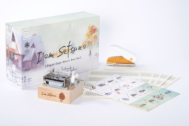 Experience I am Setsuna’s moving theme as a beautiful paper-tape music box